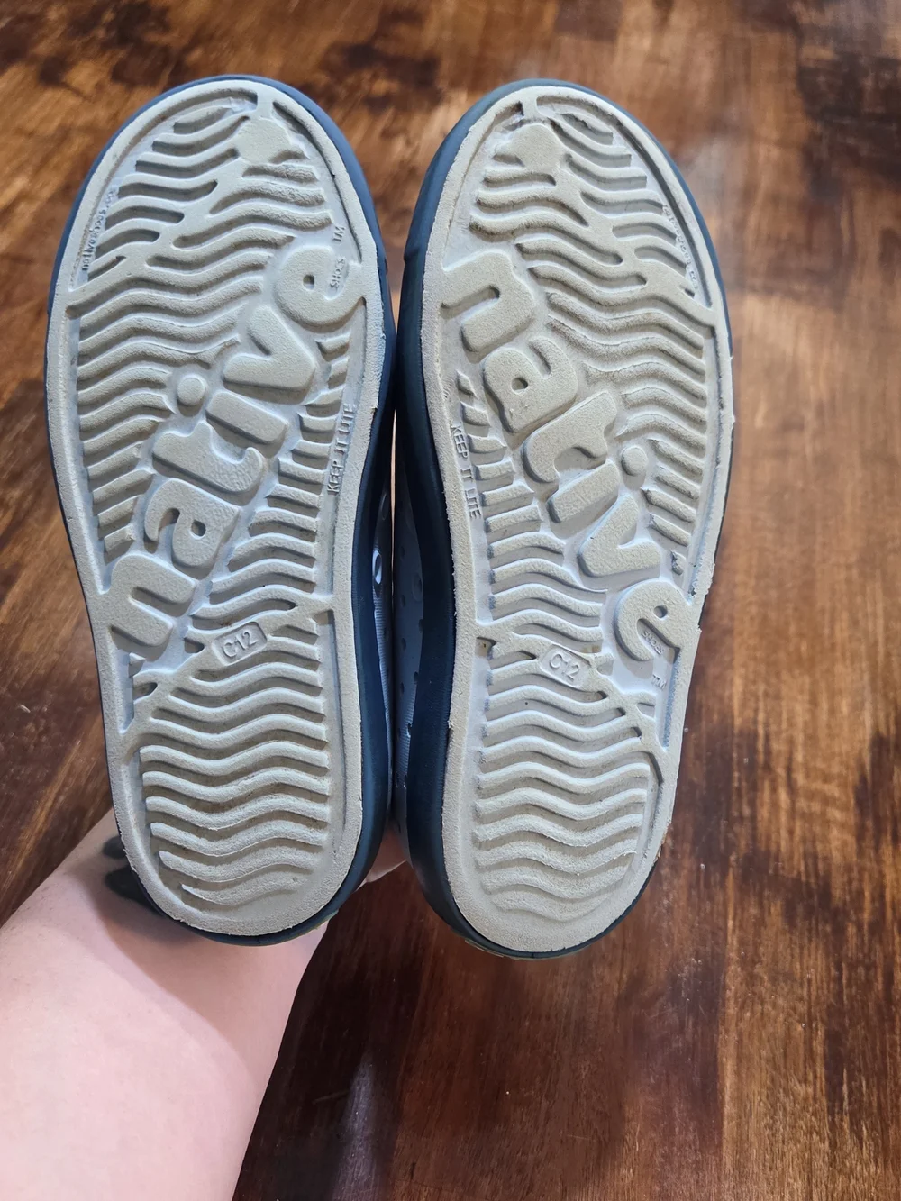 Native Shoes Jefferson Perforated Slip-On Sneakers Blue 12c